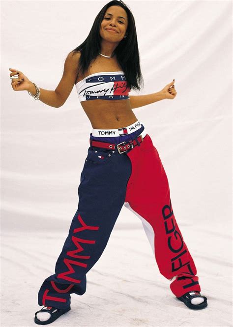 buy aaliyah tommy hilfiger outfit|aaliyah core outfits.